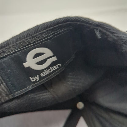 e by elidan Snapback Black OSFM Las Vegas Nevada Hat Gray Underbrim Flat Brim