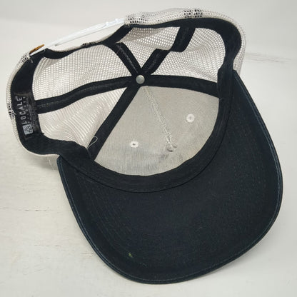 Locale Outdoor Trucker Hat Blue Black Gray OSFM Landscape Forest Mesh Snapback