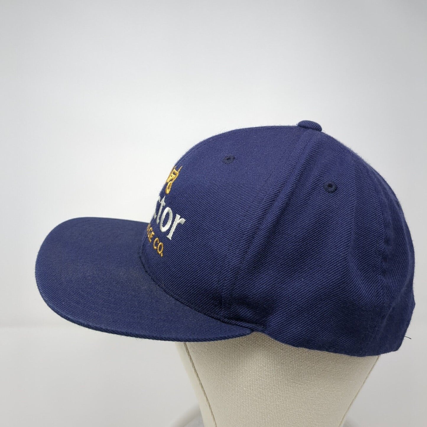 Tractor Beverage Co. Snapback Hat Blue One Size Adjustable Classics Yupoong