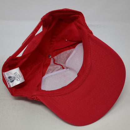 Cobra Caps 5 Panel Red One Size Rope USA Flag LaGue Inns Vermont Snapback Hat