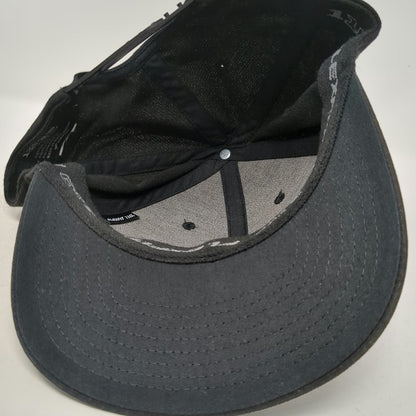 TravisMathew Snapback Black Hat One Size thryv Logo Yupoong Flexfit 110 Stretch