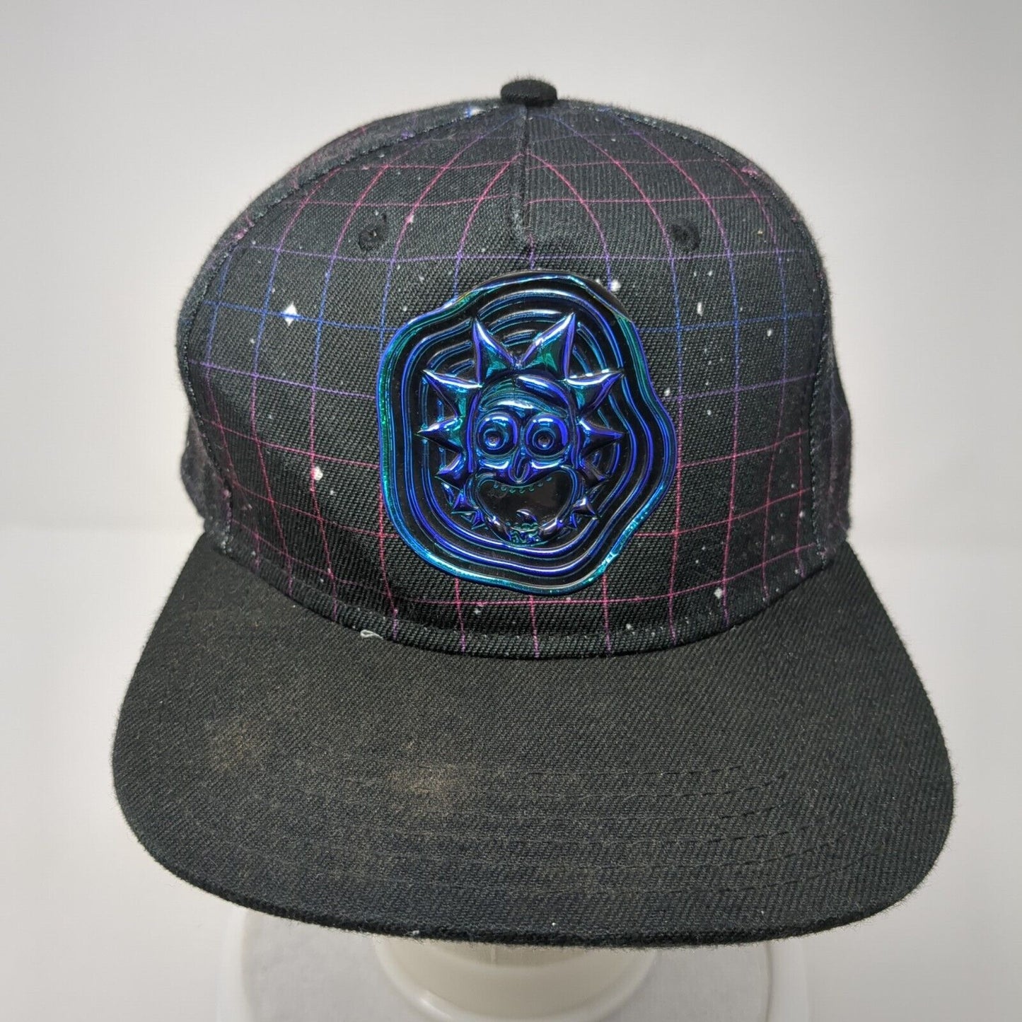 Rick And Morty Snapback Hat Black One Size Check Wubba Lubba Dubdub