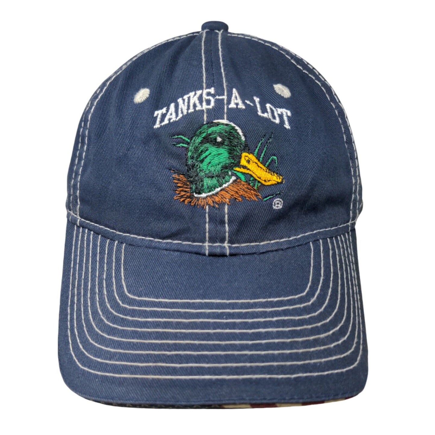 Tanks-A-Lot 2020 25th Anniversary Strapback Hat Blue OS Embroidered Outdoor Cap