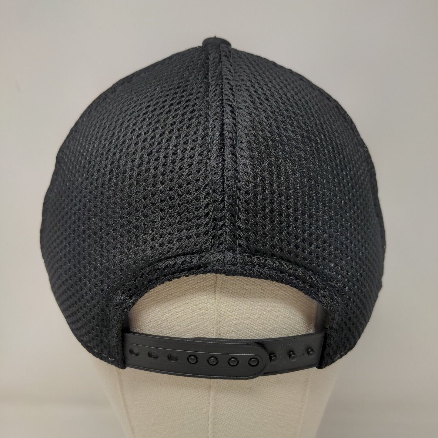 New Era Men's Snapback Mesh Back Hat Black OSFM Christi Hubler Chevrolet Logo