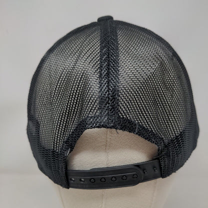 Factory Connection Snapback Mesh Back Trucker Hat Black One Size