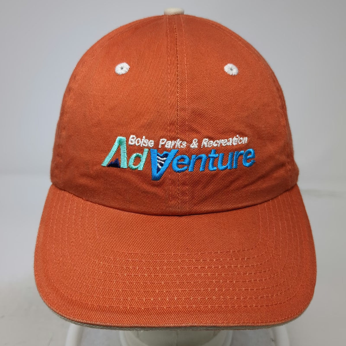 Fahrenheit Baseball Cap Hat Orange One Size Adjustable Cotton Boise AdVenture
