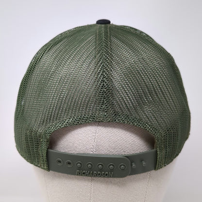 Richardson Trucker Hat Green One Size Gordy's Hwy 30 Music Fest Camo Snapback