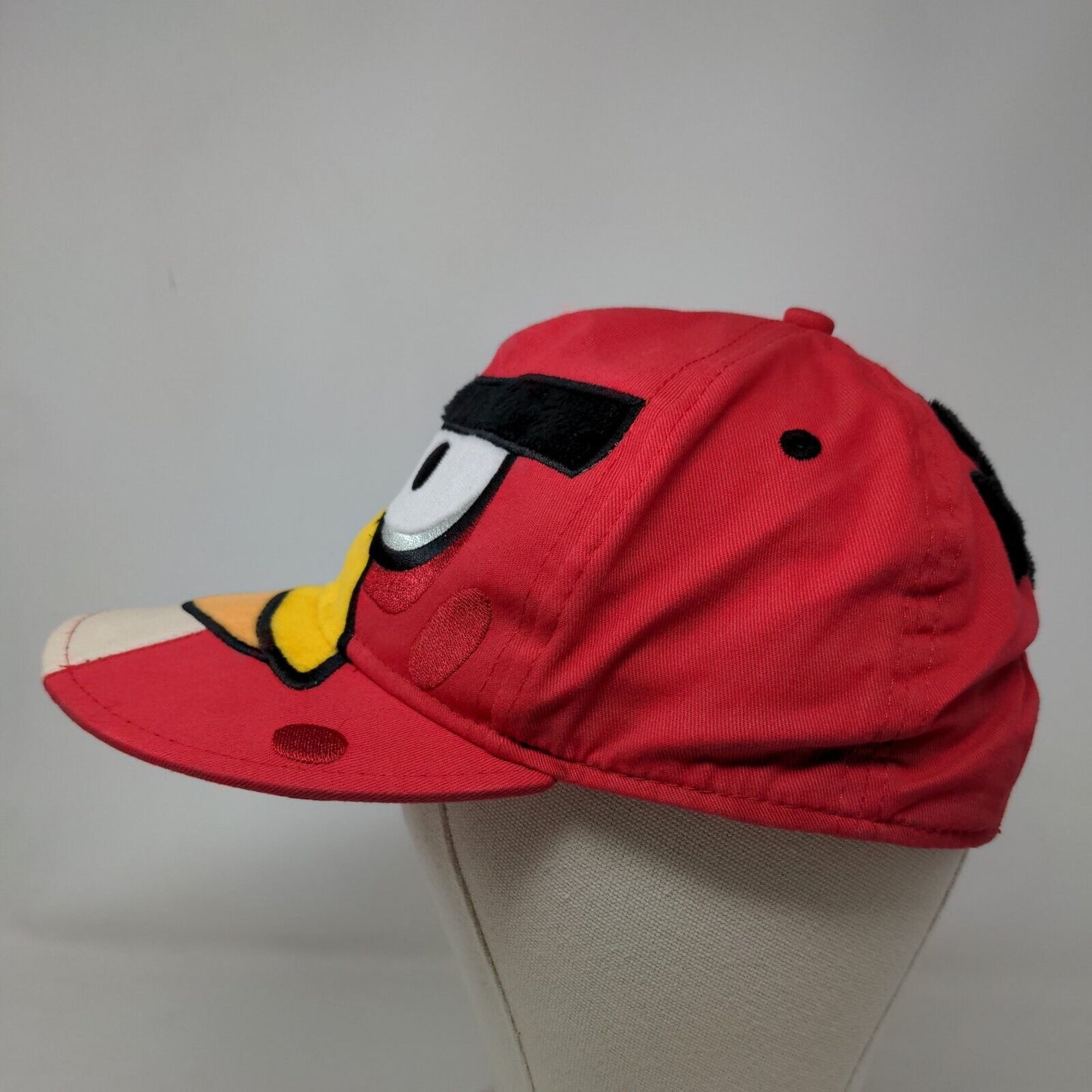 Angry Birds Boy's Snapback Hat Red OS Embroidered Face Logo 2011 100% Cotton