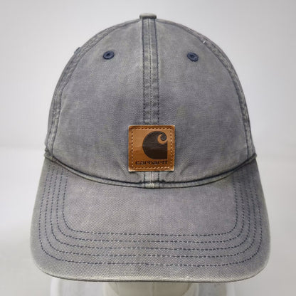 Carhartt Gray Brown Baseball Cap One Size Adjustable Strapback Logo Patch Hat