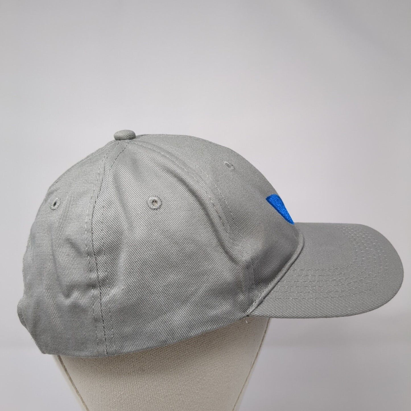 Madison Health Snapback Hat Gray One Size Adjustable Embroidered 6 Panel