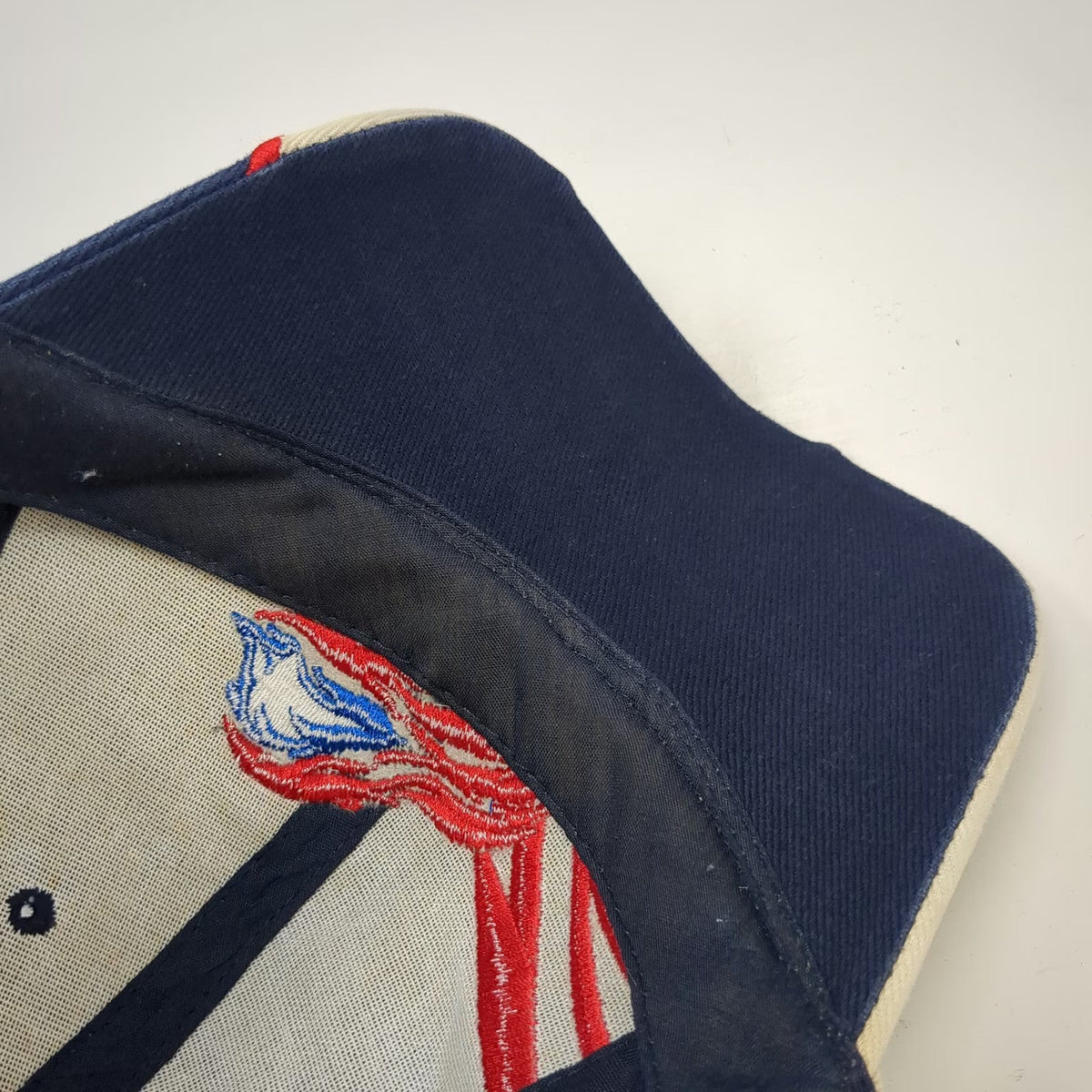 Blue Beige Red Baseball Cap One Size Puerto Rico Flag Embroidery Strapback Hat