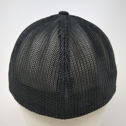 Port Authority Baseball Cap Black XL YMC Mechanical Contractor Flexfit Mesh Hat