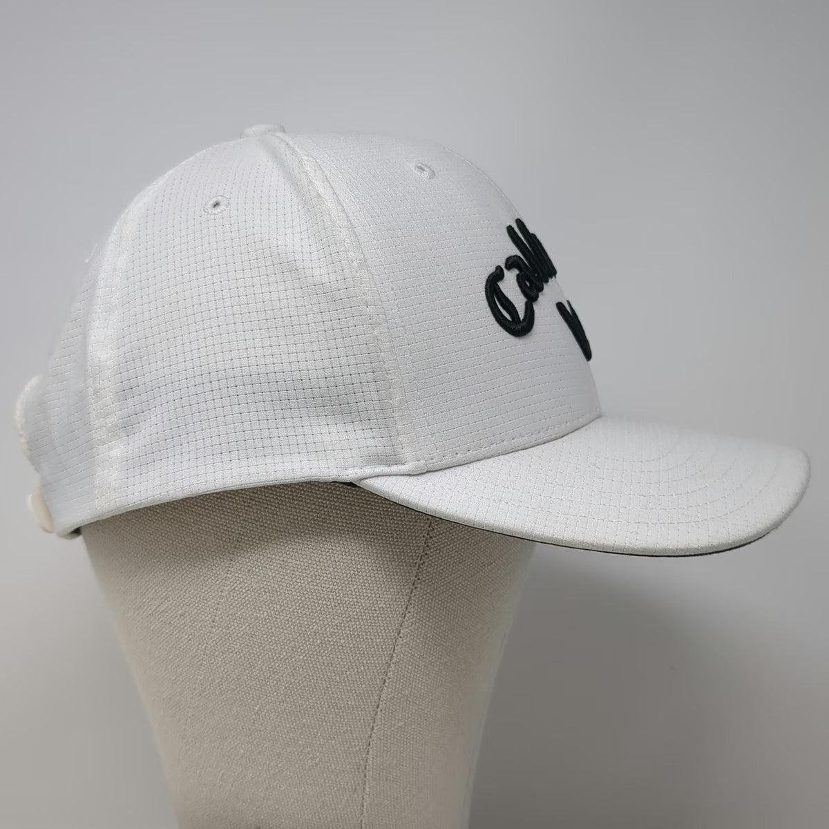 Callaway Baseball Cap White One Size Odyssey Logo Strapback Golf Hat Black Red