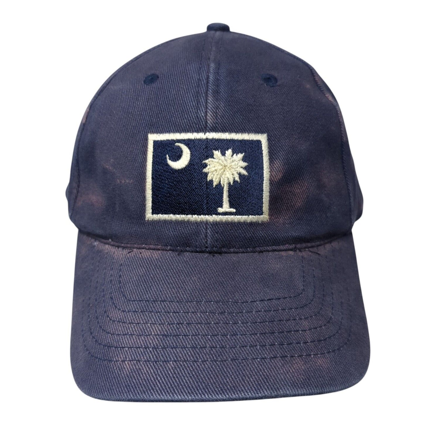 South Carolina Flag Slideback Hat Blue OS Adjustable Embroidered Patriotic Anvil