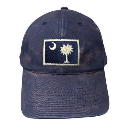 South Carolina Flag Slideback Hat Blue OS Adjustable Embroidered Patriotic Anvil