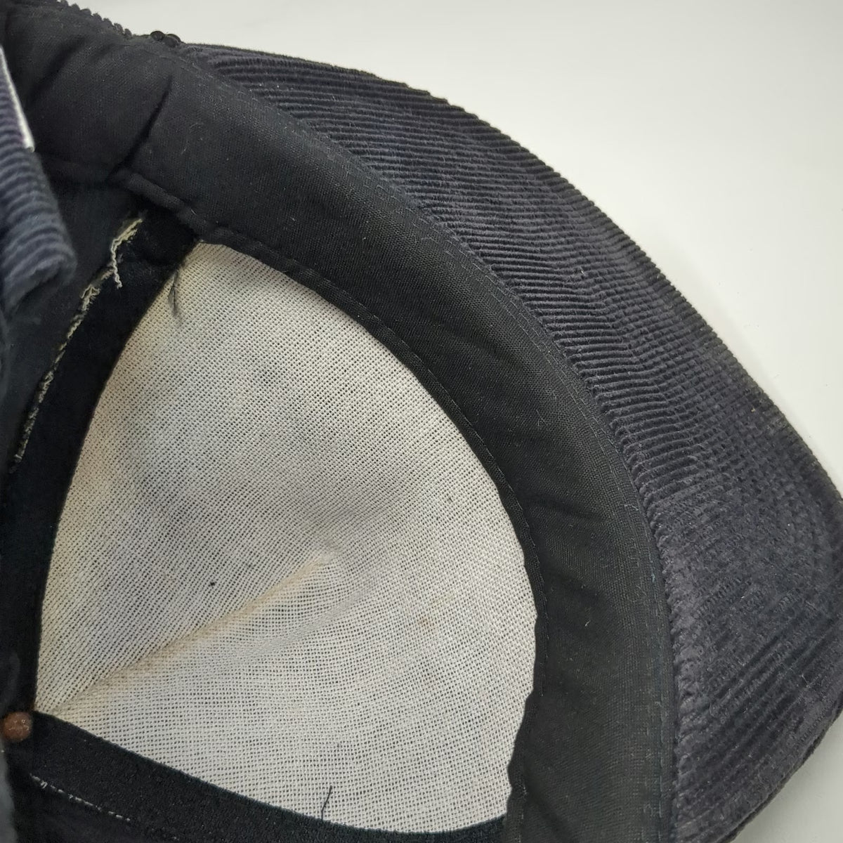 Nissin Trucker Black Hat One Size Chevrolet Red Bowtie Edmark Corduroy Strapback