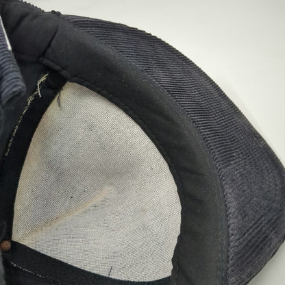 Nissin Trucker Black Hat One Size Chevrolet Red Bowtie Edmark Corduroy Strapback