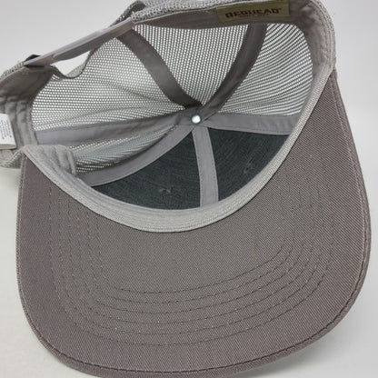 RedHead Trucker Hat Gray One Size Mesh Snapback Structured Logo Patch Hunting