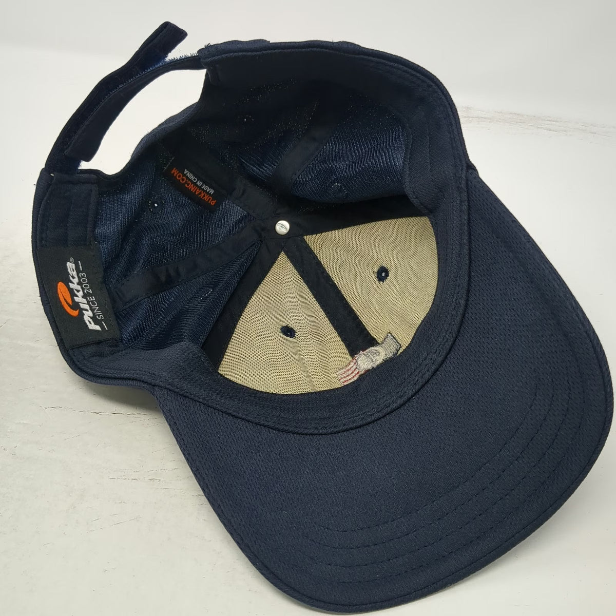 Pukka American Golf Hat Blue One Size Baseball Cap Strapback Embroidered Logo