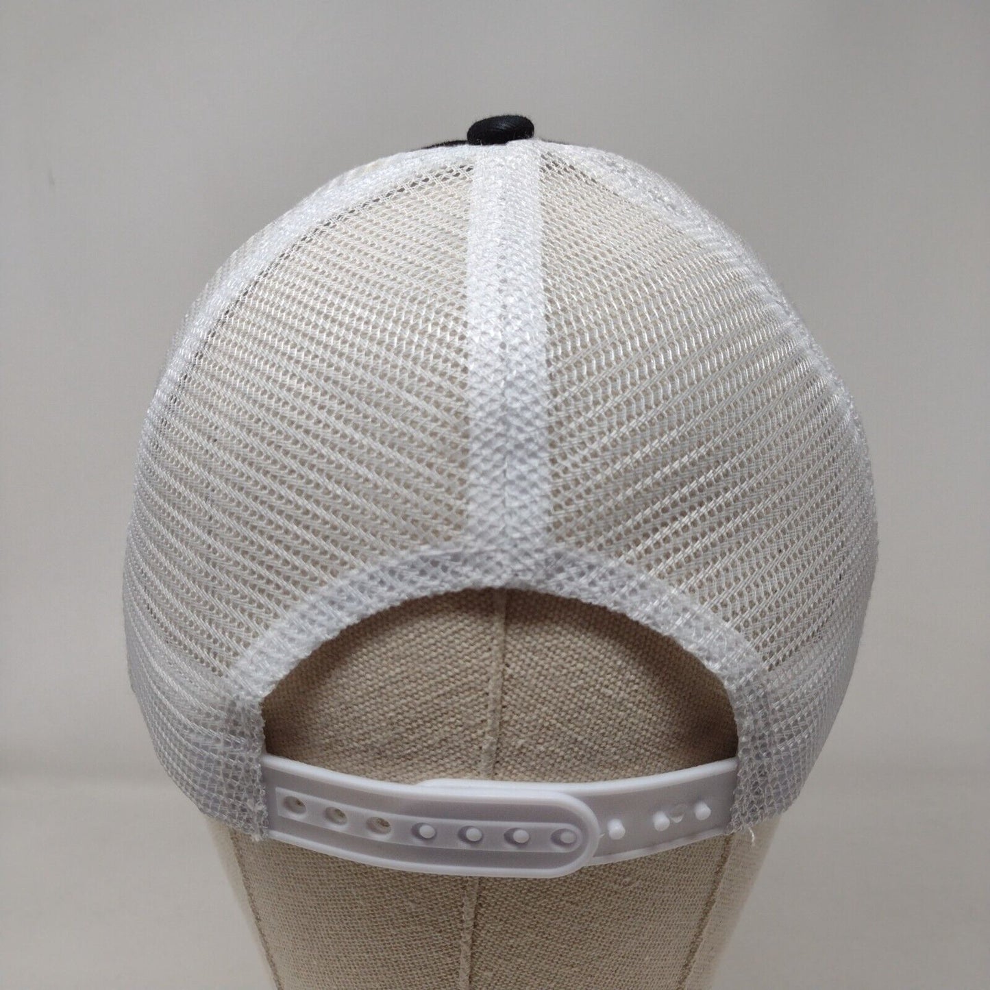 Crooked 8 Snapback Mesh Back Trucker Hat Black OSFA Cap America