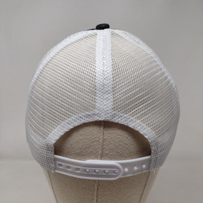 Crooked 8 Snapback Mesh Back Trucker Hat Black OSFA Cap America