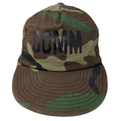 Paramount Trucker Hat Brown Camo COMM Mesh Snapback Made USA Woodland Vintage