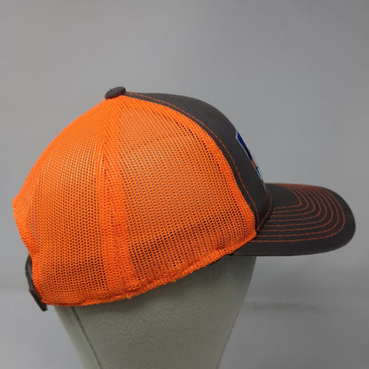 Outdoor Cap Baseball Cap Gray Orange One Size Redfish Lake Lodge Idaho Mesh Hat
