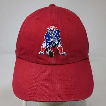 '47 New England Patriots NFL Red One Size Cap Retro Pat Patriot Slideback Hat