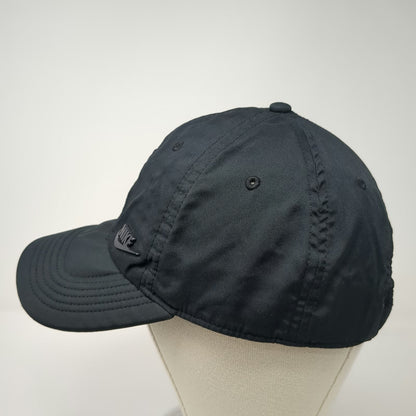 Nike Baseball Cap Black One Size Heritage86 Raised Logo Recycled Polyester Hat