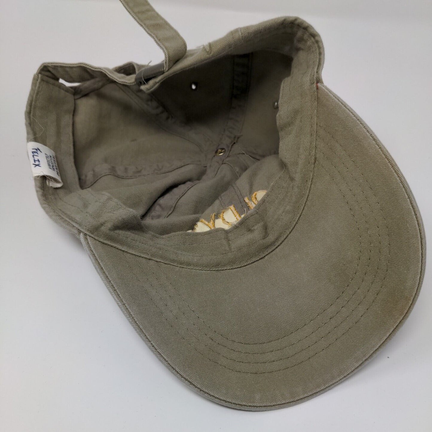 Goldy's Breakfast Bistro Slideback Hat Tan OSFA Solid Embroidered Otto