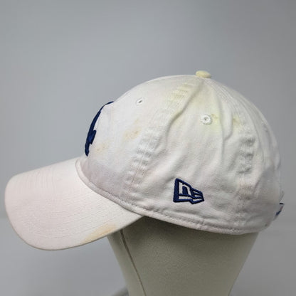 New Era MLB Los Angeles Dodgers Baseball Cap White Blue One Size Slideback Hat