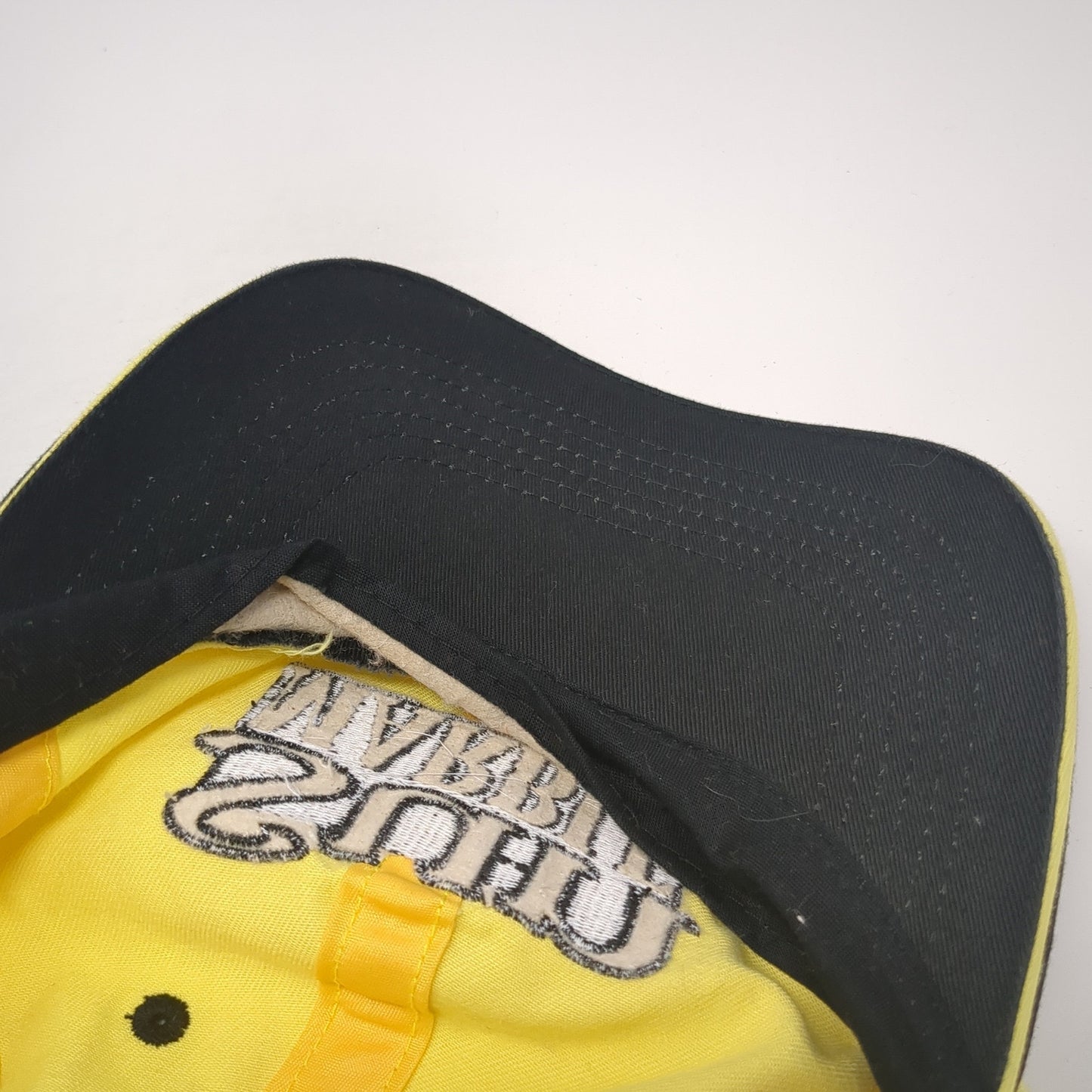 Sun Marble Strapback Baseball Cap Yellow One Size Adjustable Embroidered 6 Panel
