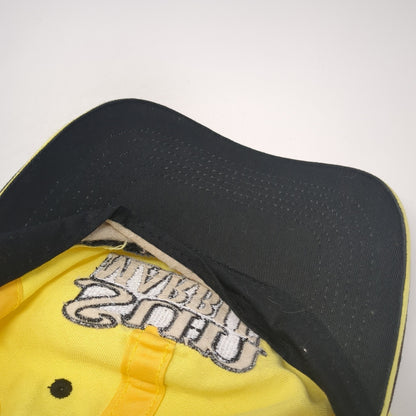 Sun Marble Strapback Baseball Cap Yellow One Size Adjustable Embroidered 6 Panel