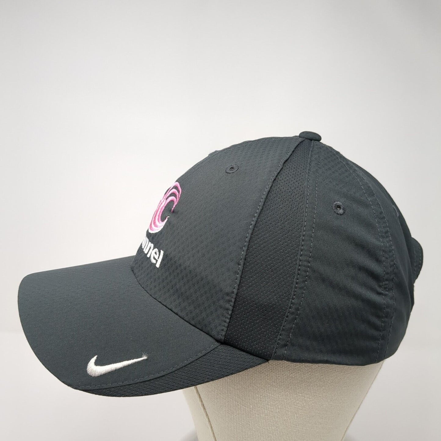 Channel Strapback Hat Gray One Size Adjustable Nike Heritage86 Dri-Fit