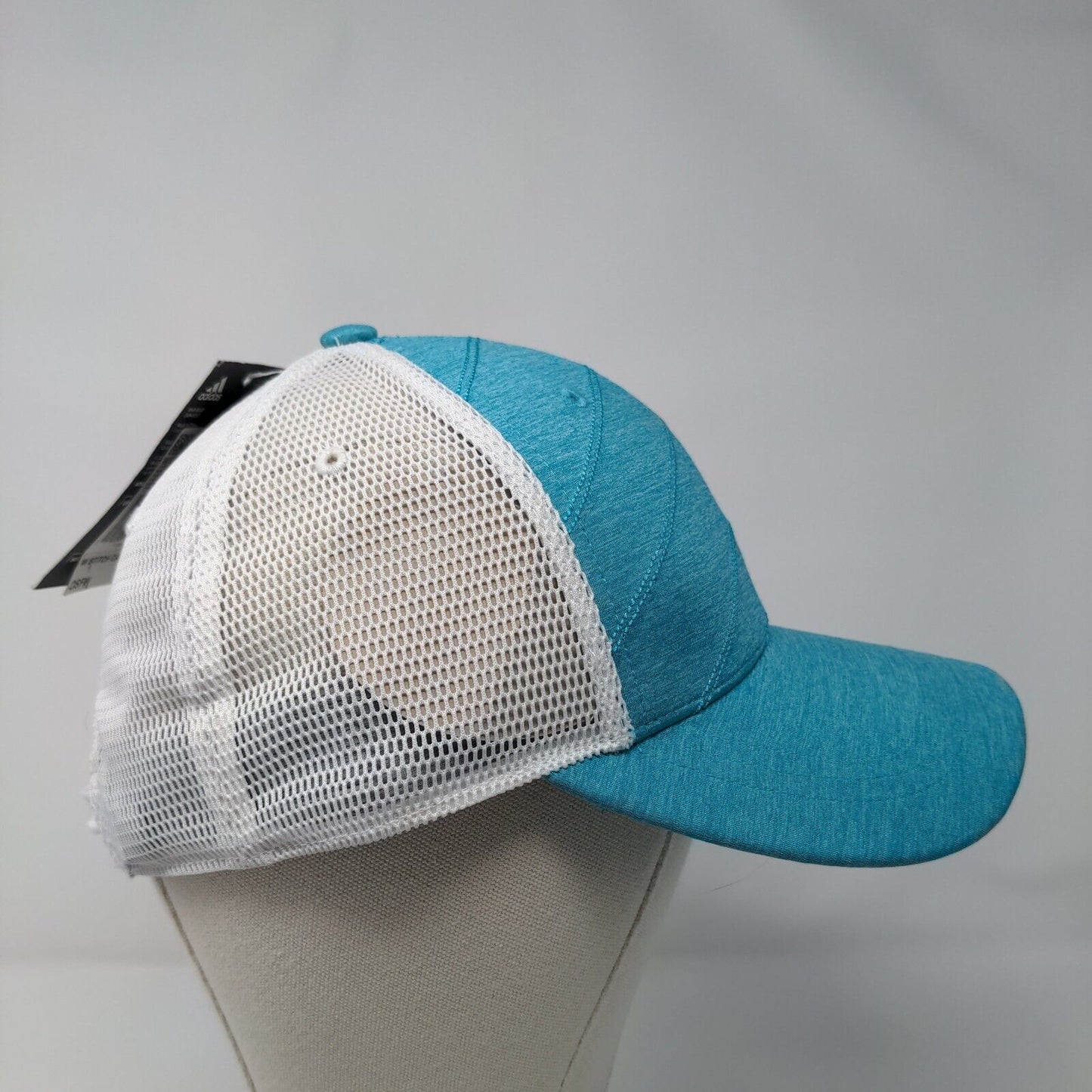 Adidas Women's Snapback Trucker Golf Hat Blue OSFW Adjustable Mesh Back W/Tags