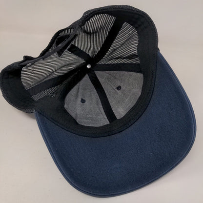 Columbia PFG Performance Fishing Gear Snapback Trucker Hat Blue OS High Crown