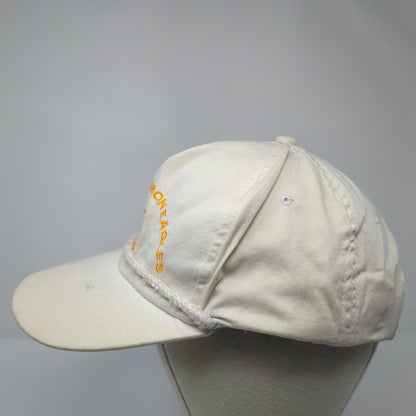 North Jefferson Eagles Snapback Rope Hat Tan One Size Solid Adjustable