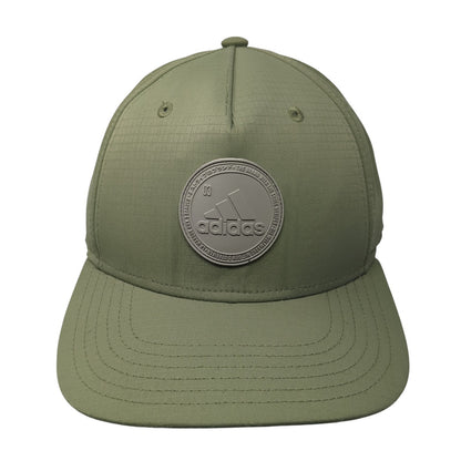 Adidas 3 Stripes Patch Snapback Hat Green One Size Adjustable Outdoor