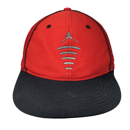 Jordan Jumpman Fitted Hat Red 7 3/8 Embroidered Colorblock 6 Panel