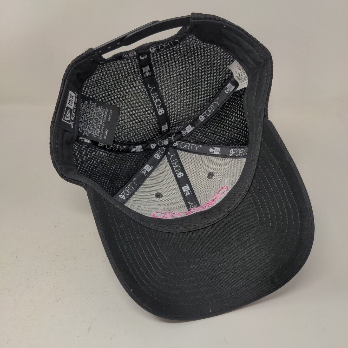New Era Men's Snapback Mesh Back Hat Black OSFM Christi Hubler Chevrolet Logo