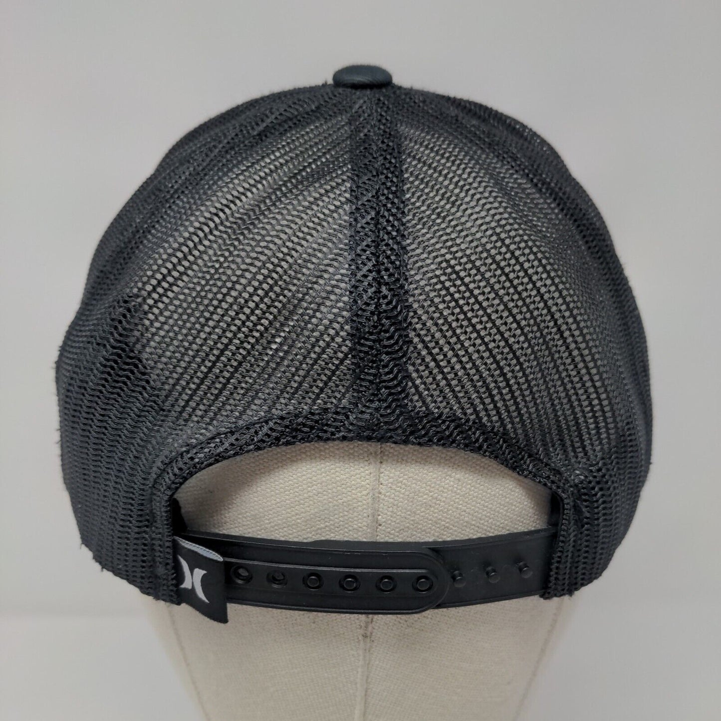 Hurley Since 1999 Snapback Trucker Hat Black OSFA Mesh Back The Classics Yupoong