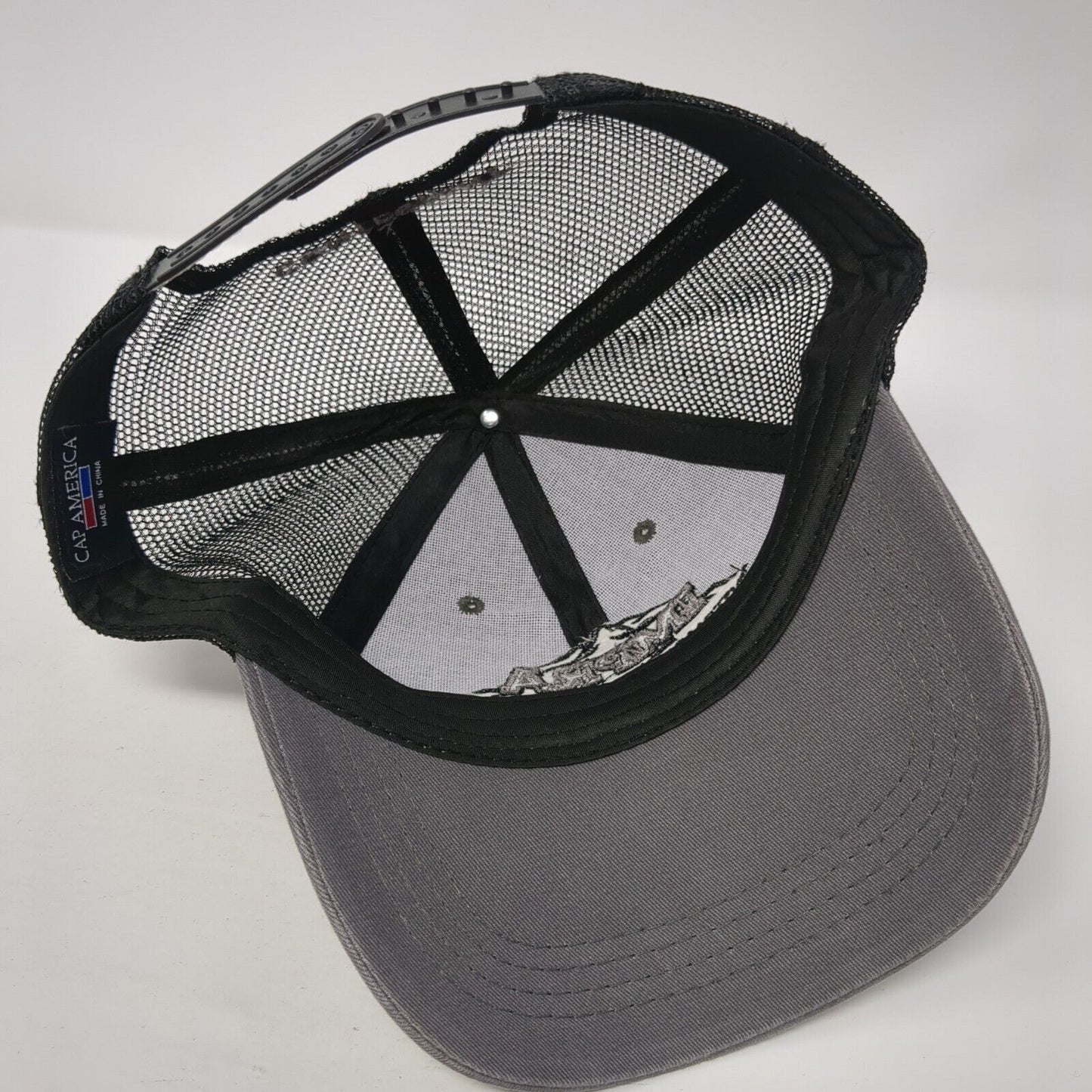 IMPRA Intermountain Pro Rodeo Contestant Snapback Trucker Hat Gray OS Mesh Back