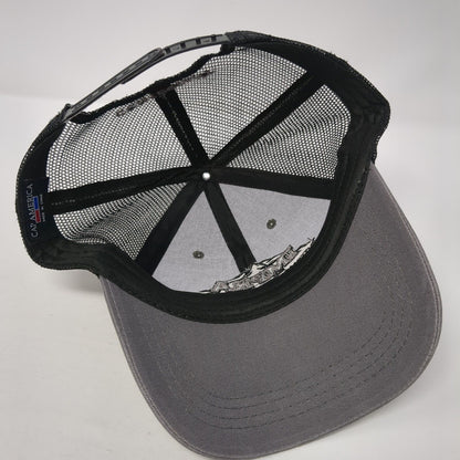 IMPRA Intermountain Pro Rodeo Contestant Snapback Trucker Hat Gray OS Mesh Back