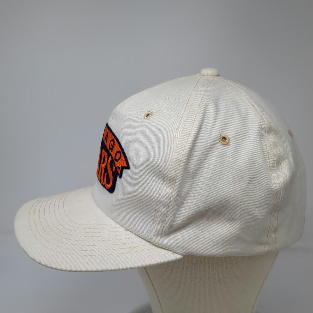 Chicago Bears NFL Sports Specialties Snapback White Hat Embroidered Vintage