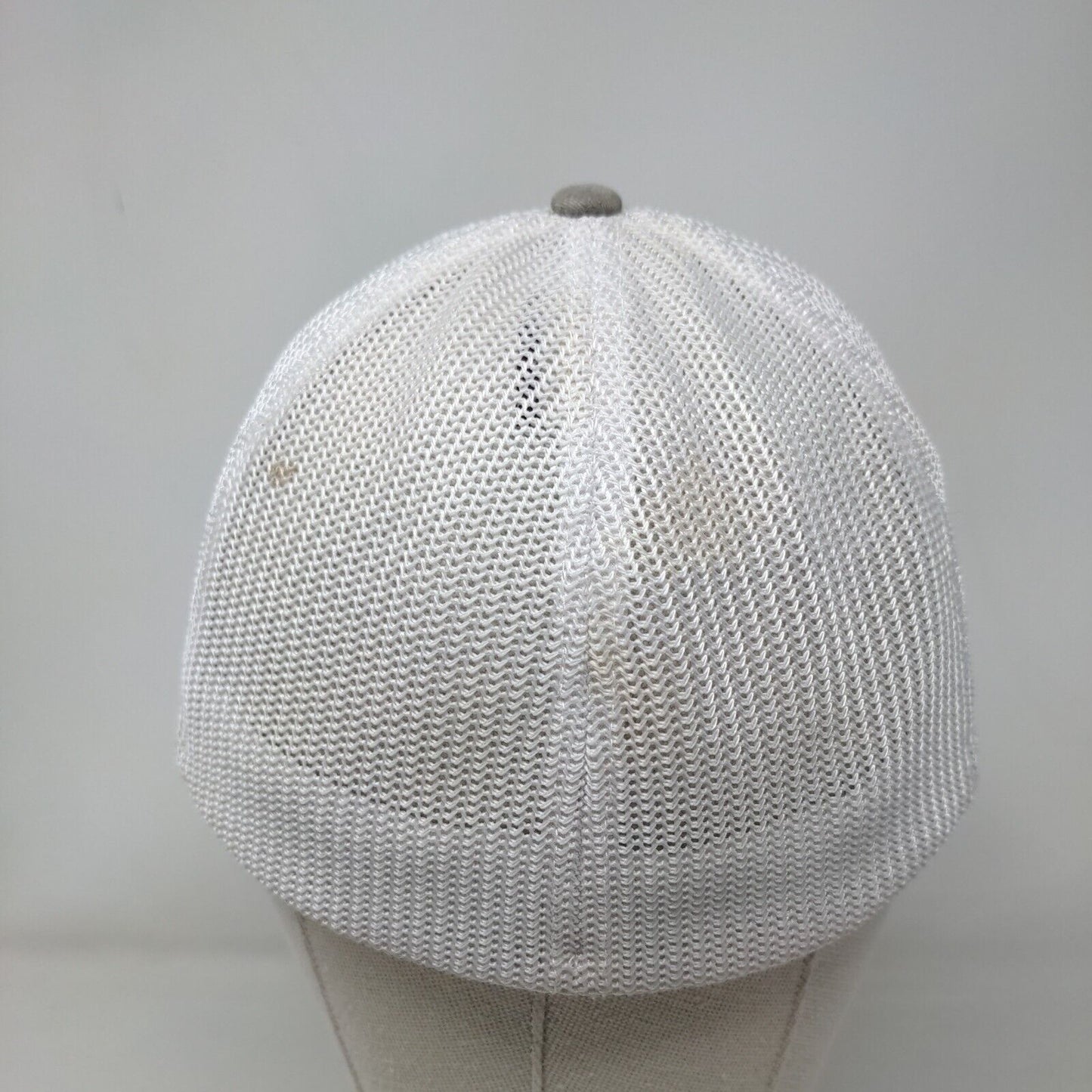 Columbia Fitted Mesh Back Trucker Hat Gray One Size Colorblock