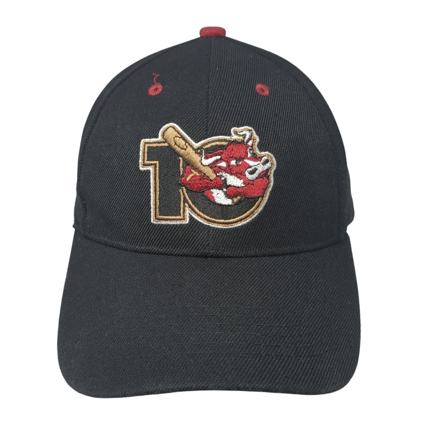 Sheet Metal Local Strapback Hat Black One Size Embroidered Adjustable