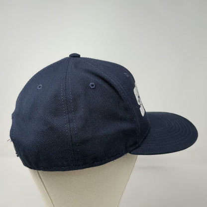 OTTO Snapback Hat Blue One Size Stars Embroidery Gray Underbrim Structured
