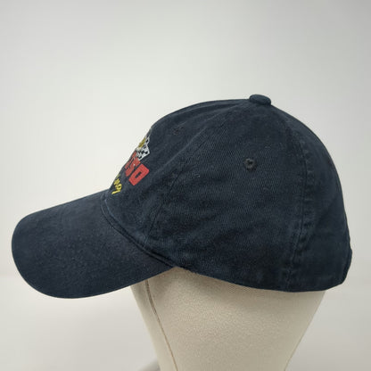 Sportsman Baseball Cap Black One Size Peloso Racing Team Slideback Cotton Hat