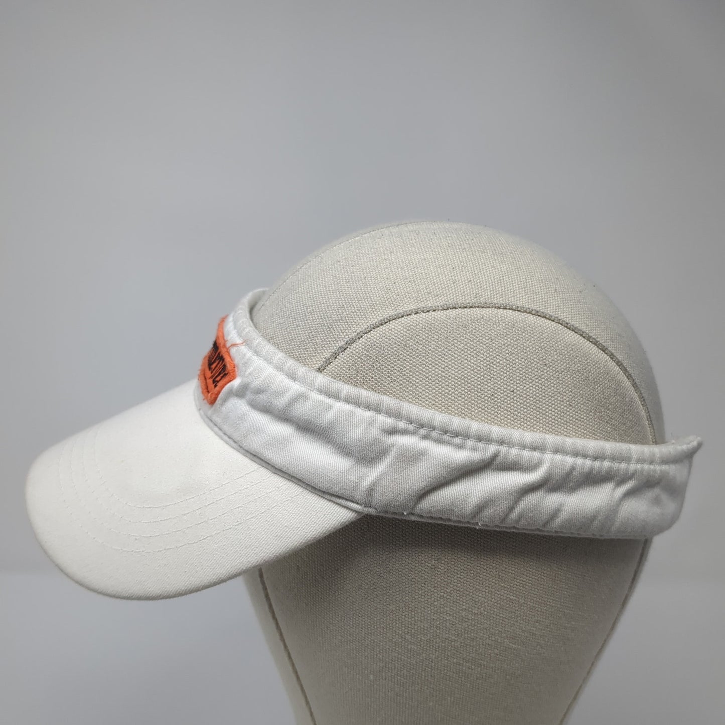 Jägermeister Sun Visor Cap White One Size Adjustable Strap Lightweight Cotton