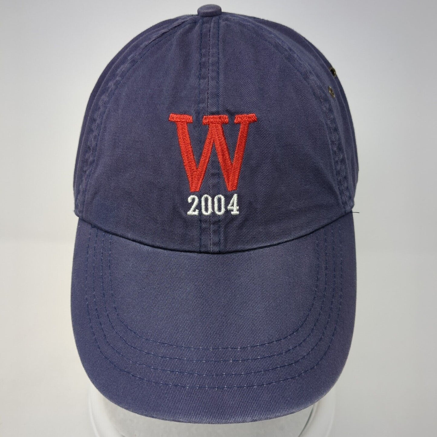 W 2004 Larry Craig WH Advance Slideback Hat Blue OS Adjustable Embroidered Anvil